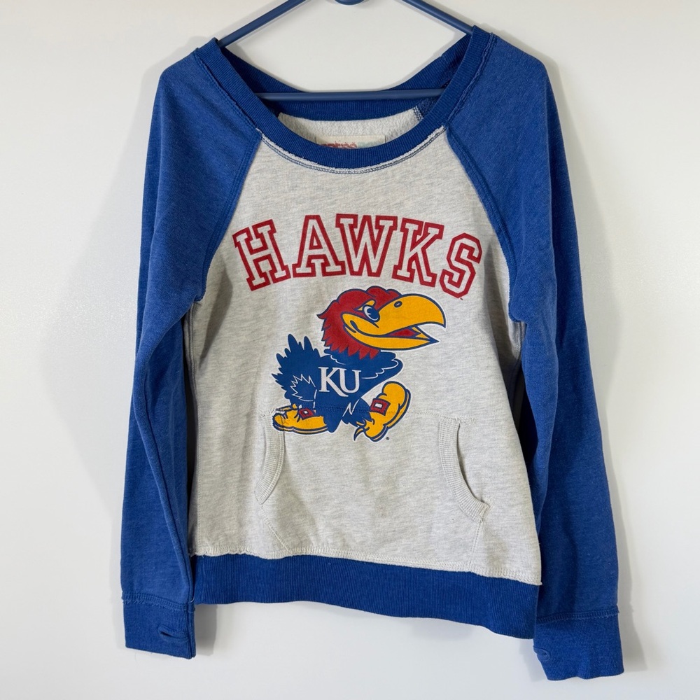 KU Jayhawks University of Kansas Women’s Sweatshirt Size S